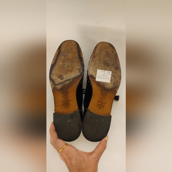 Claudie Pierlot Studded Leather Brogues - Picture 4 of 5